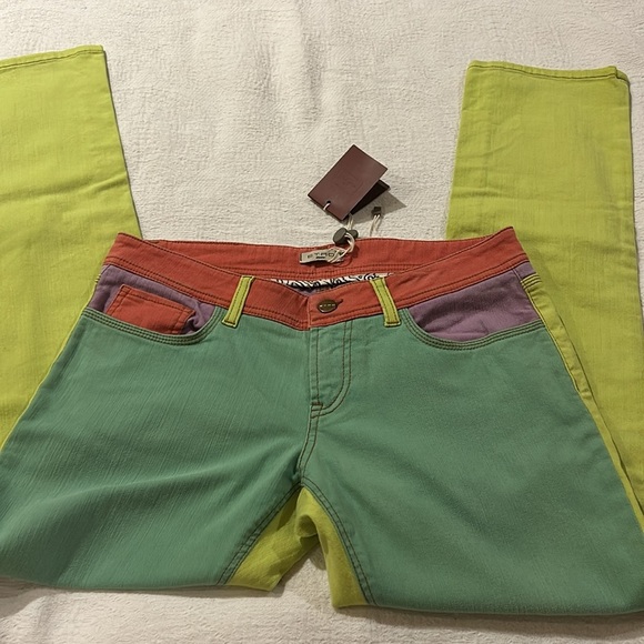 ETRO Boyfriend Multicolor Denim Jeans. NWT. 28 - Picture 8 of 12